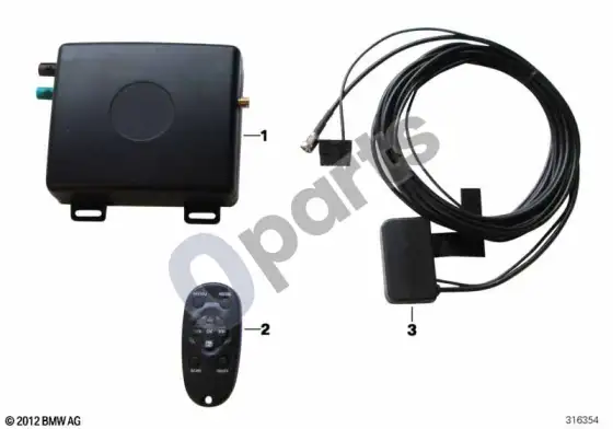 BMW 1 E82 E88 DAB papildomas įrengimas – schema