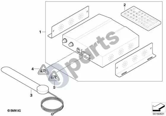 BMW 1 E82 E88 DVB-T priedėlis – schema