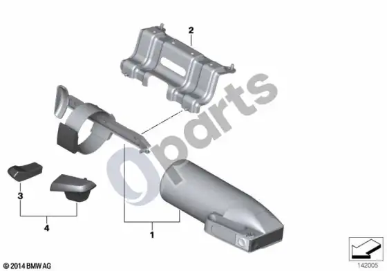 BMW 1 E82 E88 gesintuvas – schema