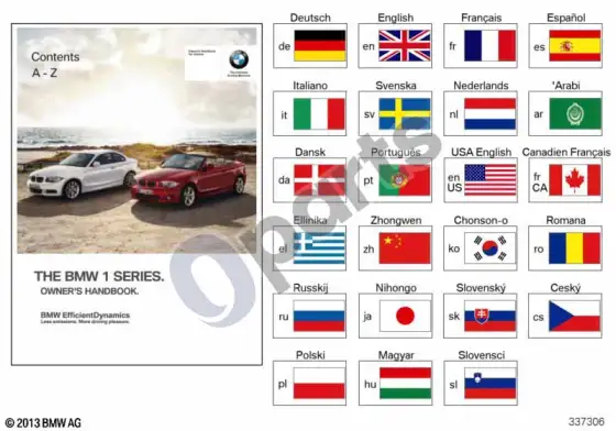 BMW 1 E82 E88 eksploatavimo instrukcija E82, E88 be idrive; 2008.03 - ... – schema