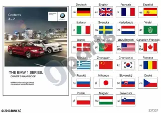 BMW 1 E82 E88 (2007–2014) Eksploatavimo instrukcija E82, E88 su iDrive – schema