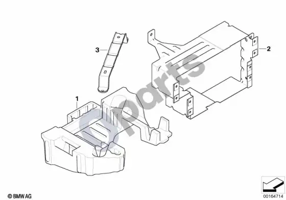 BMW 1 E82 E88 laikiklis, azijos navigacija – schema