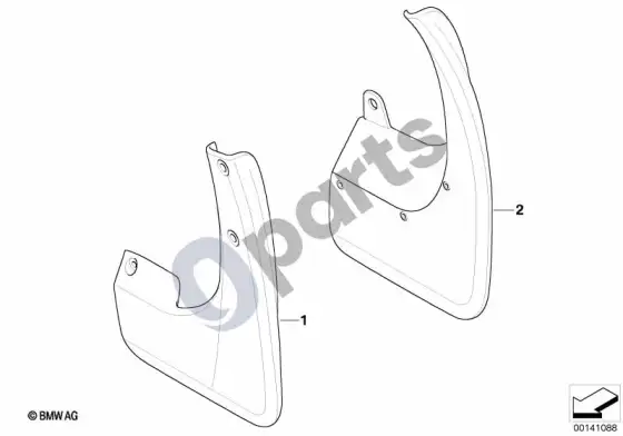BMW 1 E82 E88 purvasaugiai – schema