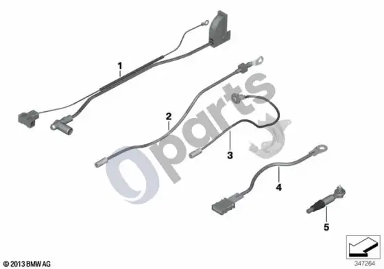 BMW 1 E82 E88 remontinis laidas, B+ – schema
