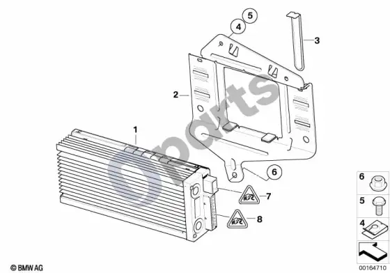 BMW 1 E82 E88 stiprintuvas hifi prof. / harman kardon – schema