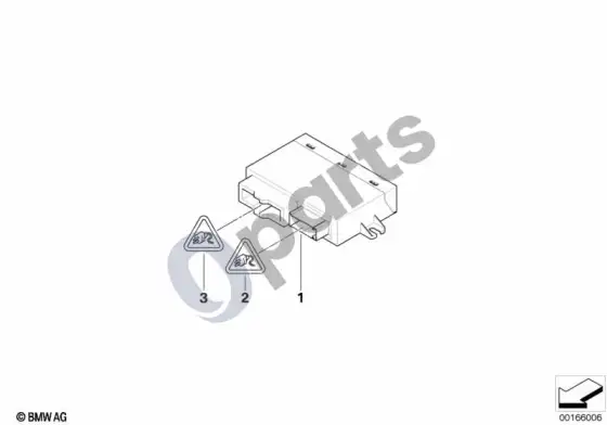 BMW 1 E82 E88 valdymo blokas, minkštojo stogo modulis – schema