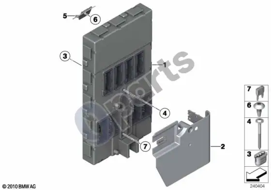 BMW 1 F20 F21 FEM valdymo blokas – schema