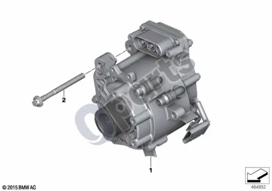 BMW 2 F45 starteris-generatorius – schema