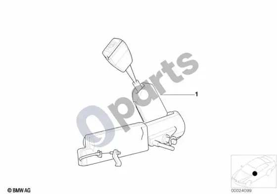 BMW 3 E36 apatinė juosta, priekinė – schema