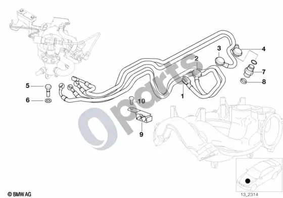 BMW 3 E36 CNG vamzdis – schema