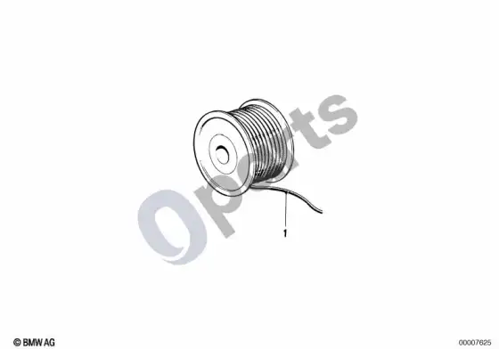 BMW 3 E36 kabelis, metrinė prekė (E36 316G) – schema