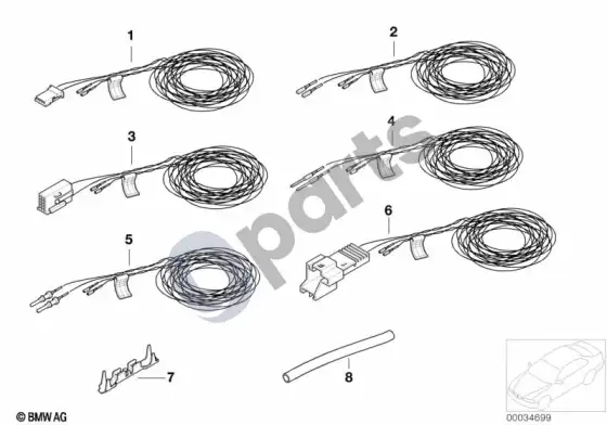BMW 3 E36 remonto laidas, oro pagalvė (E36 316G) – schema