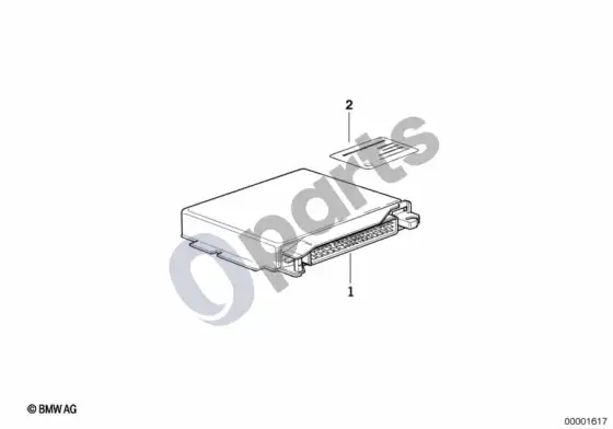 BMW 3 E36 bazinis DME valdymo blokas; 1995.09 - ... – schema