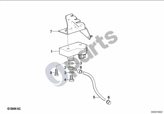 BMW 3 E36 dyzelinių variklių valdymo blokai – schema