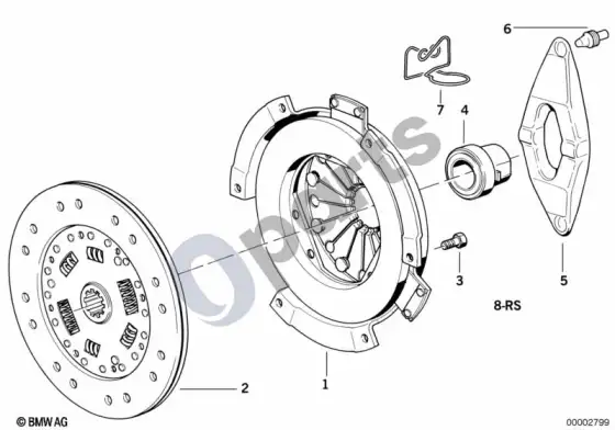 BMW 3 E36 sankaba (E36 M3) – schema