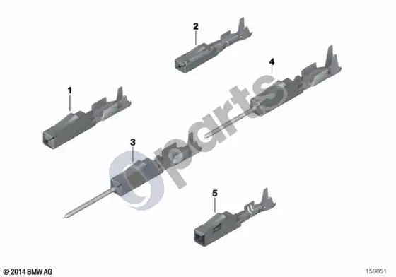 BMW 3 E36 kontaktų sistema MQS – schema