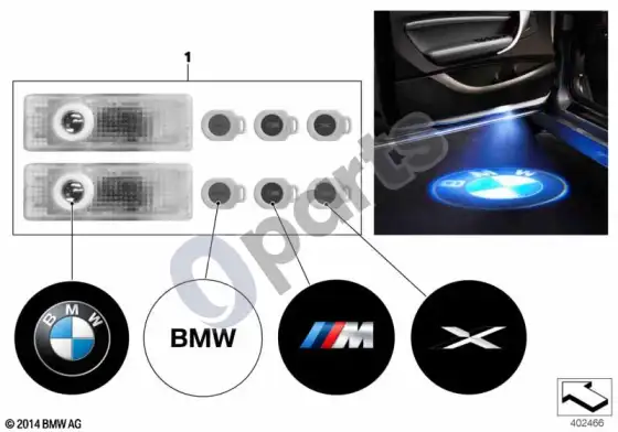 BMW 3 E36 priedai ir papildoma įranga – schema