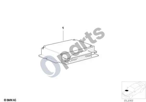 BMW 3 E36 užprogramuotas SMG valdymo blokas – schema