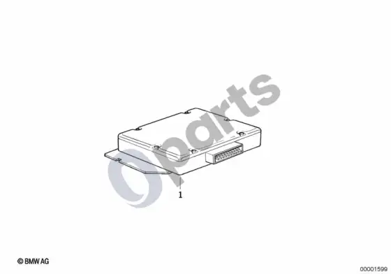 BMW 3 E36 valdymo blokas – schema