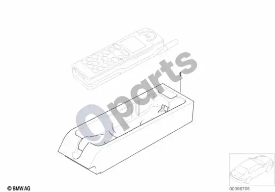 BMW 3 E46 atskiros dalys siemens S10, centrinė konsolė – schema