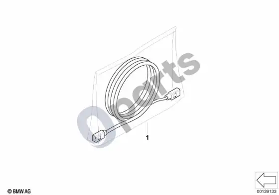 BMW 3 E46 telefono antenos laidas – schema