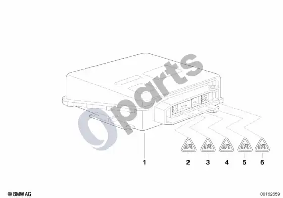 BMW 3 E46 bazinis DDE valdymo blokas – schema