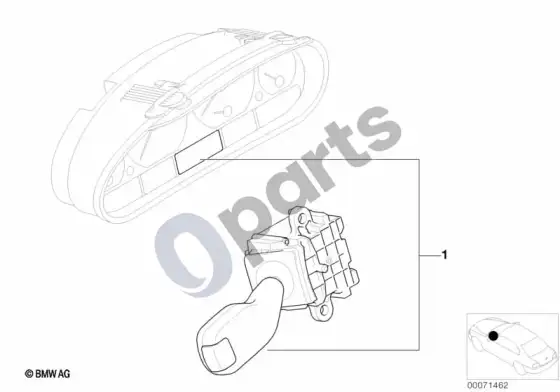BMW 3 E46 papildomo montavimo komplektas, borto kompiuteris – schema