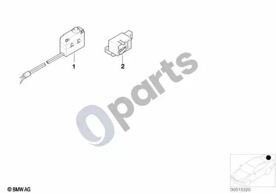BMW 3 E46 mikrojungiklis – schema