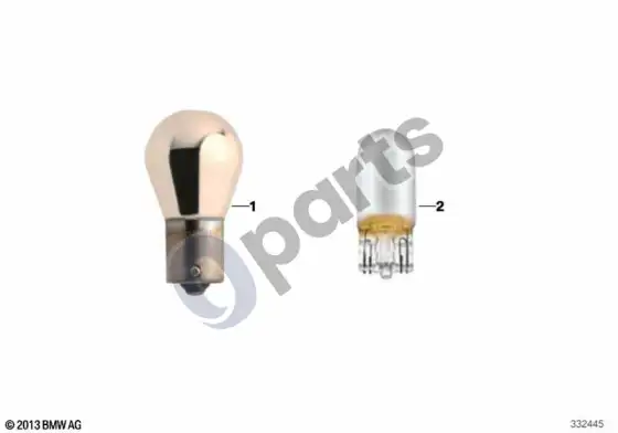 BMW 3 E90 E91 BMW chromuotos lemputės – schema