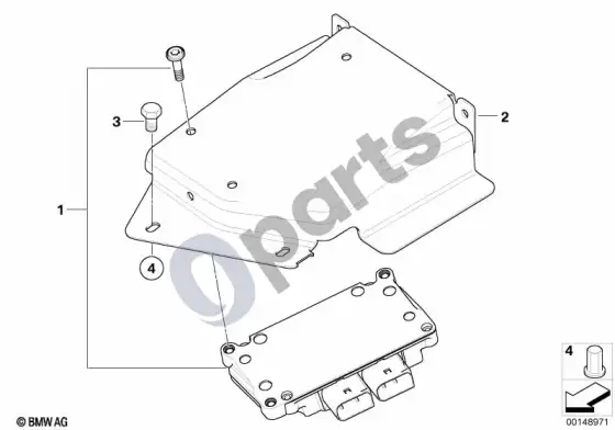 BMW 3 E90 E91 skirstomosios dėžės valdymo blokas; ... - 2007.03 – schema