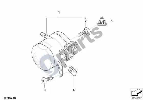BMW 3 E90 E91 fog lamp, sport package m (E90 316IN43, E91 318DM47N2) – schema