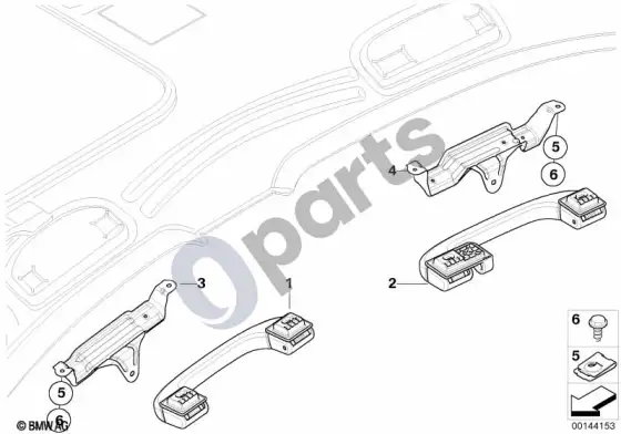 BMW 3 E90 E91 rankenėlė (E90 LCI 316DN47, E90 316IN43) – schema