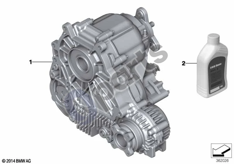 BMW 3 E90 E91 (2005–2012) Skirstomoji dėžė ATC 300 (E90 LCI 320XDN47N) schema – pozicija 02: Dtf 1