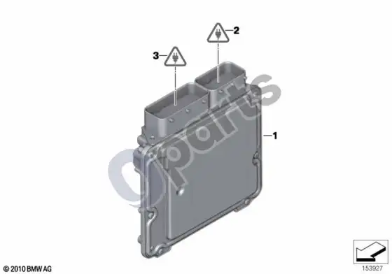 BMW 3 E90 E91 bazinis DDE valdymo blokas (E90 LCI 325DM57N2, E90 325D, E91 325D) – schema