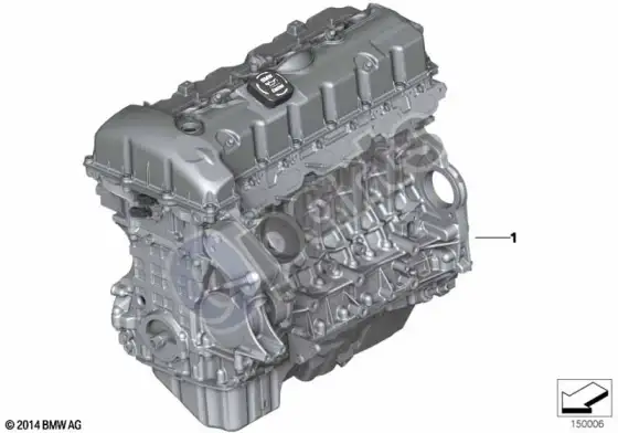 BMW 3 E90 E91 jėgos agregatas (E90 LCI 335IN55) – schema