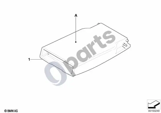 BMW 3 E90 E91 individual porankis, galinis; 2005.09 - ... – schema