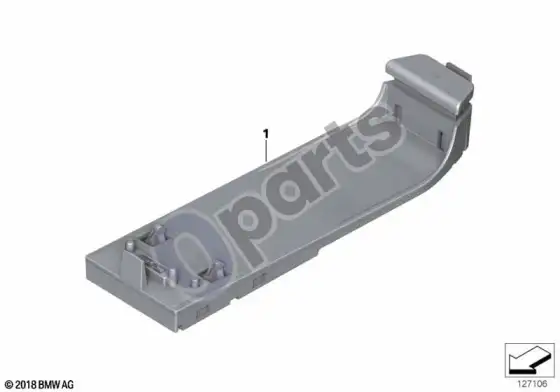 BMW 3 E90 E91 mobiliojo telefono atlaisvinimo dėžutė – schema