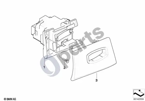 BMW 3 E90 E91 nuotolinio valdymo uždegimo spynelė – schema