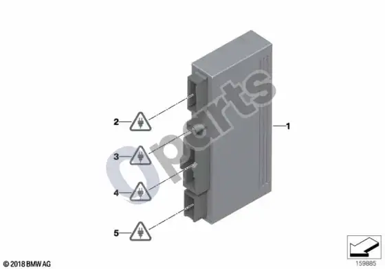 BMW 3 E92 E93 control unit, soft top module – schema