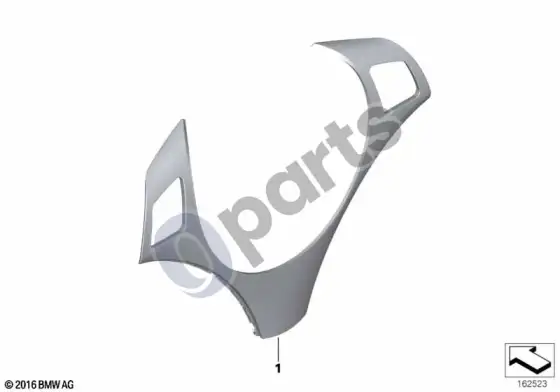 BMW 3 E92 E93 daugiafunkcio vairo dangtelis – schema