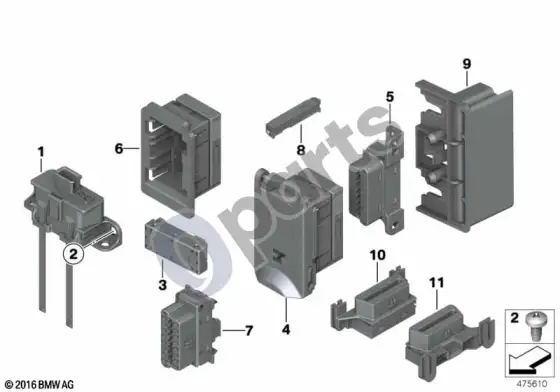 BMW 3 E92 E93 diagnostikos jungtis – schema