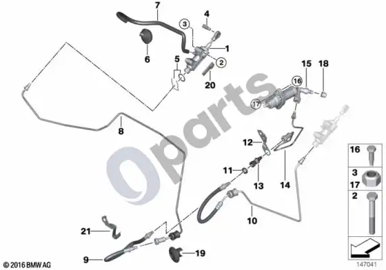 BMW 3 E92 E93 sankabos valdymas (E92 330IN52N, E92 335I, E92 330DM57N2, E93 335I) – schema