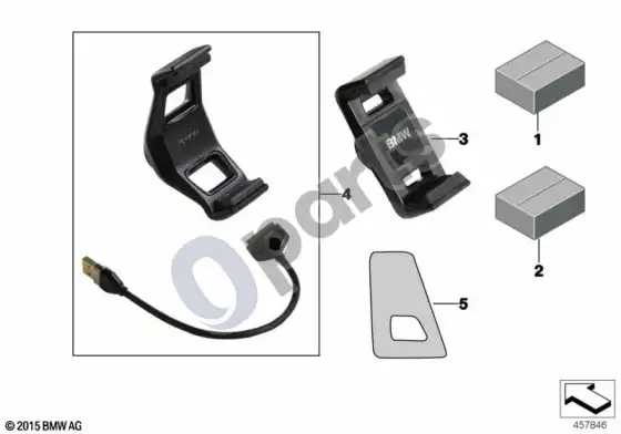BMW 3 E92 E93 BMW click & drive sistema – schema