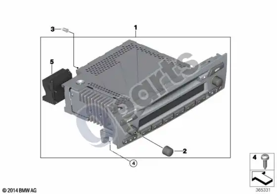 BMW 3 E92 E93 radijas BMW professional CD (E93 320D) – schema