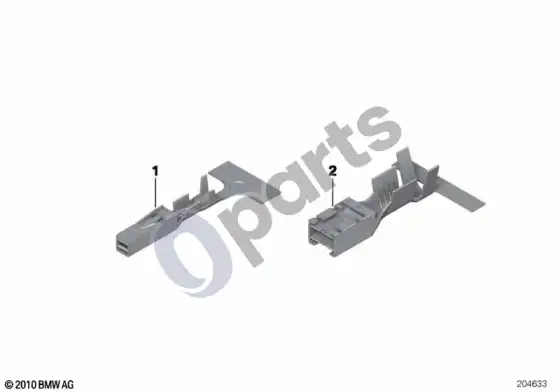 BMW 3 E92 E93 kontaktų sistema MCON – schema