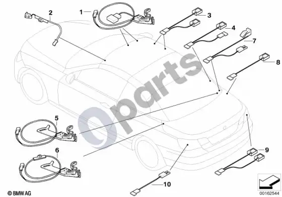 BMW 3 E92 E93 mikrojungiklis – schema
