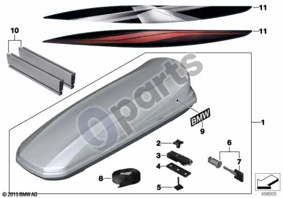 BMW 3 E92 E93 stogo bagažinė 460 – schema