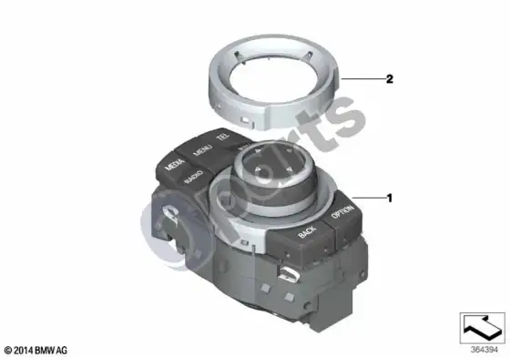 BMW 3 E92 E93 valdiklis CIC – schema