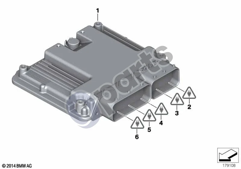 BMW 3 F30 F35 F31 (2012–2018) Bazinis DDE valdymo blokas schema – pozicija 01: Bazinis DDE valdymo blokas (701)