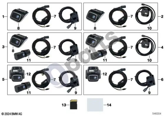 BMW 3 G20 G21 BMW advanced car eye 3.0 / 3.0 pro – schema
